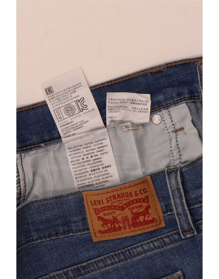 Shorts Levi's Mujer W30 Algodón Azul Medio