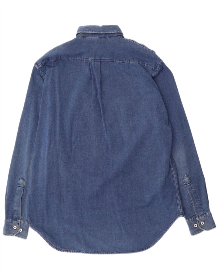 Murphy & Nye Camisa Sailwear para hombre Algodón azul medio
