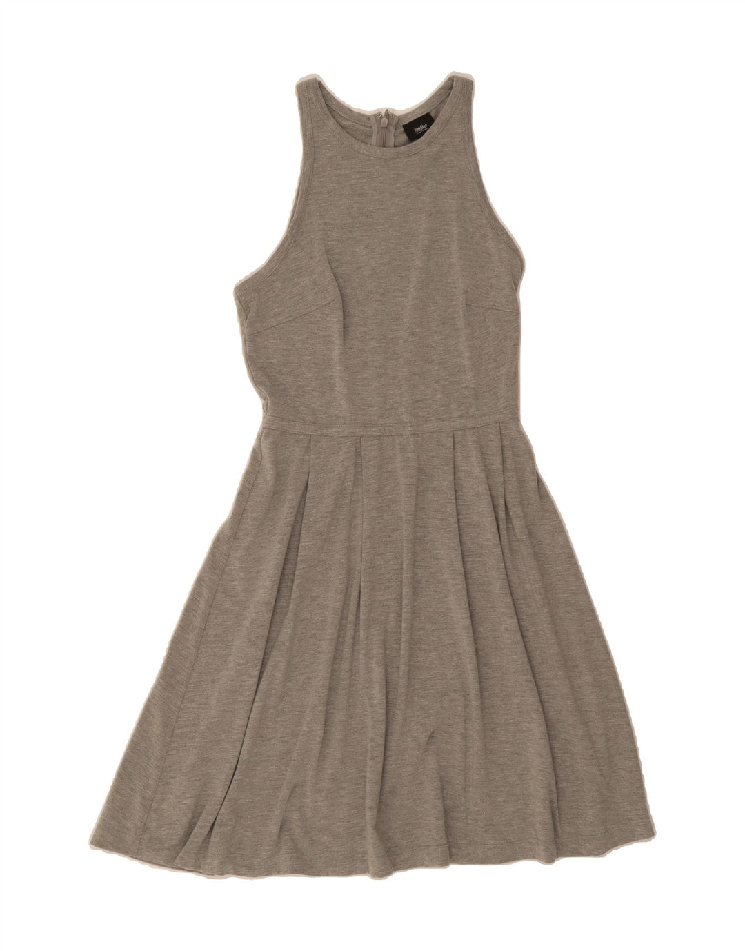 MOSSIMO Womens Sleeveless A-Line Dress UK 6 XS Grey Polyester Vintage Mossimo and Second-Hand Mossimo from Messina Hembry 