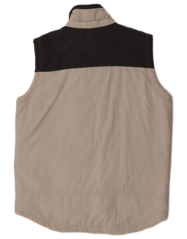 Champion Chaleco acolchado para hombre UK 36 Small Gris Colorblock Poliamida