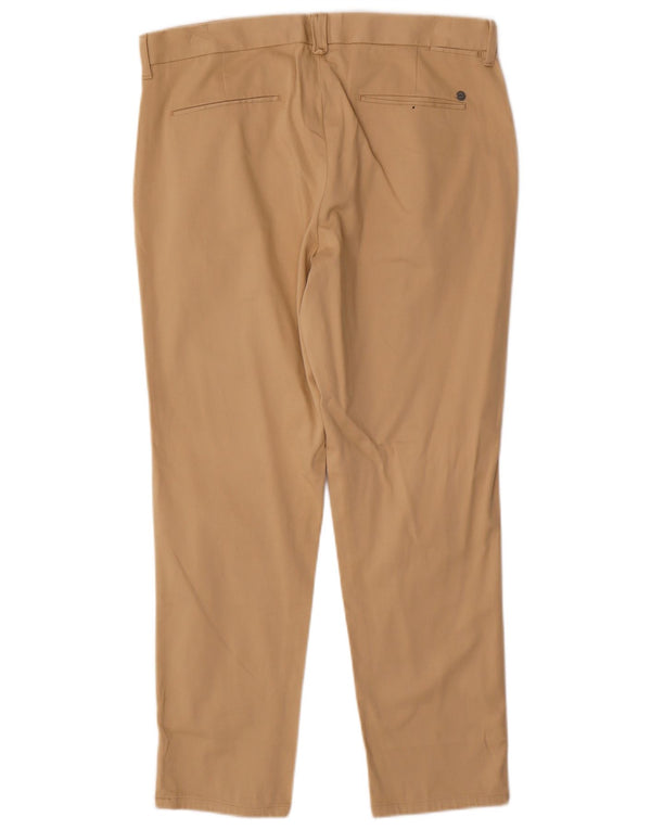 Zara Mens Slim Chino Pantalones EU 42 Large W32 L27 Beige