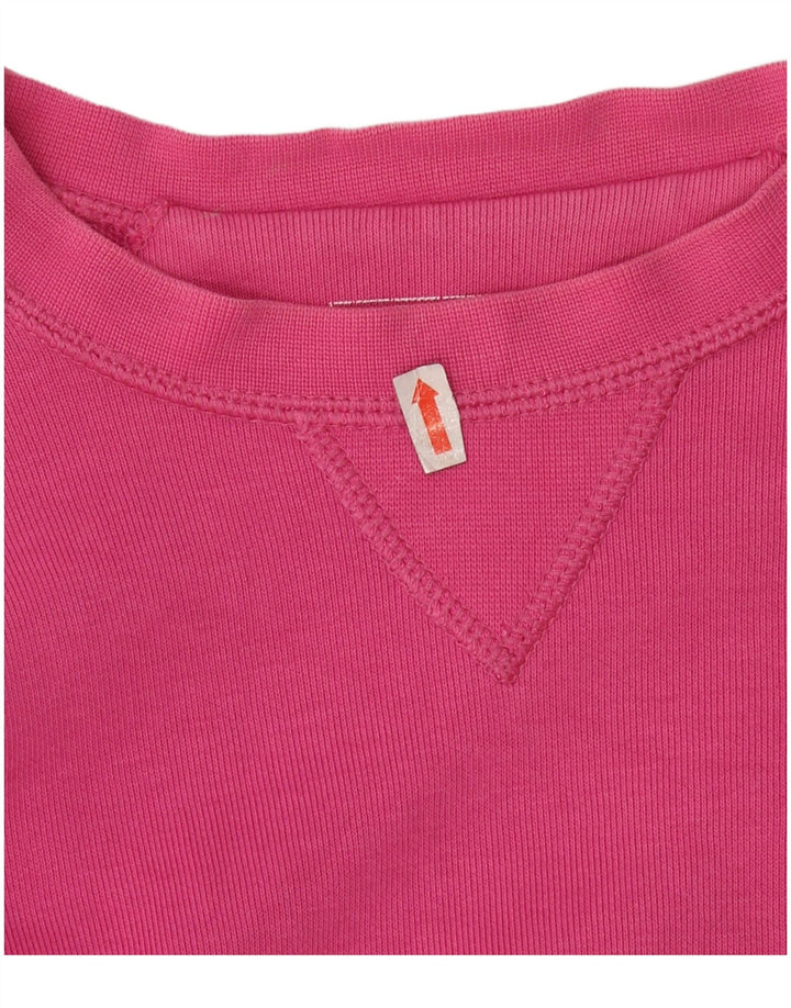 CHAMPION Sudadera gráfica para mujer Jumper UK 16 Large Pink Cotton
