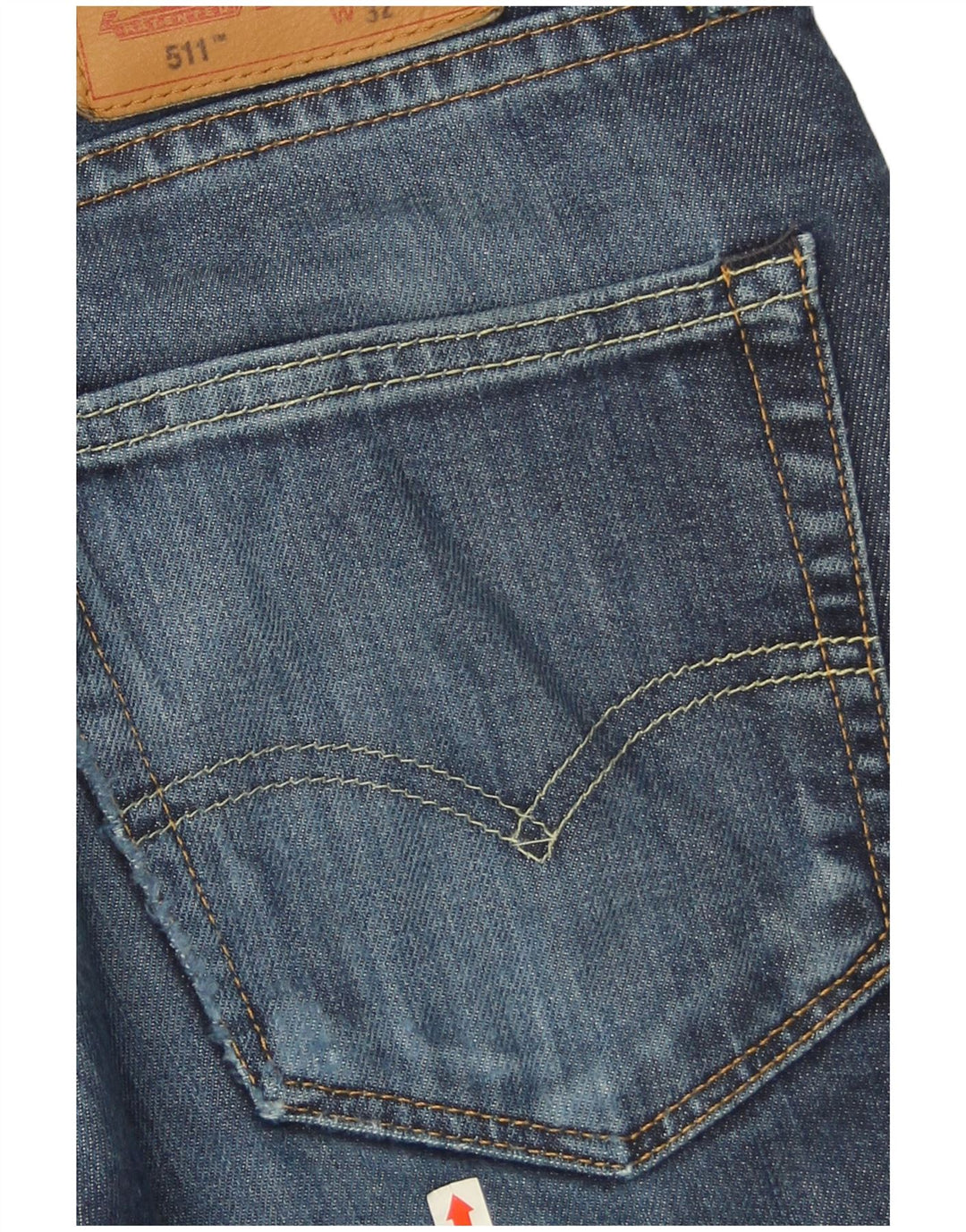 Levi's Hombre 511 Slim Jeans W32 L32 Algodón Azul Marino