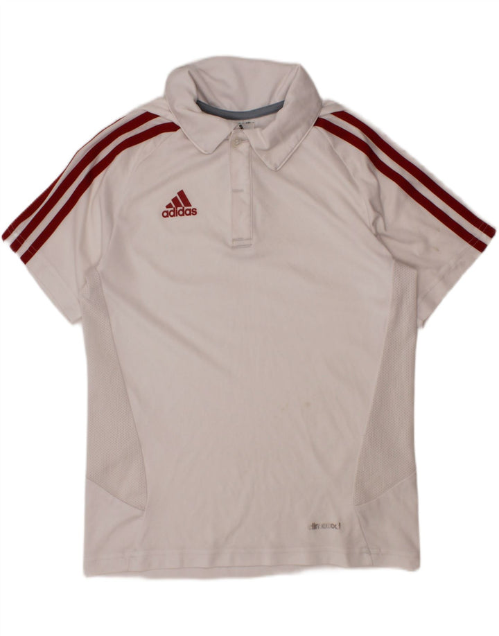 Polo ADIDAS Climacool para niño 9-10 años Blanco Poliéster