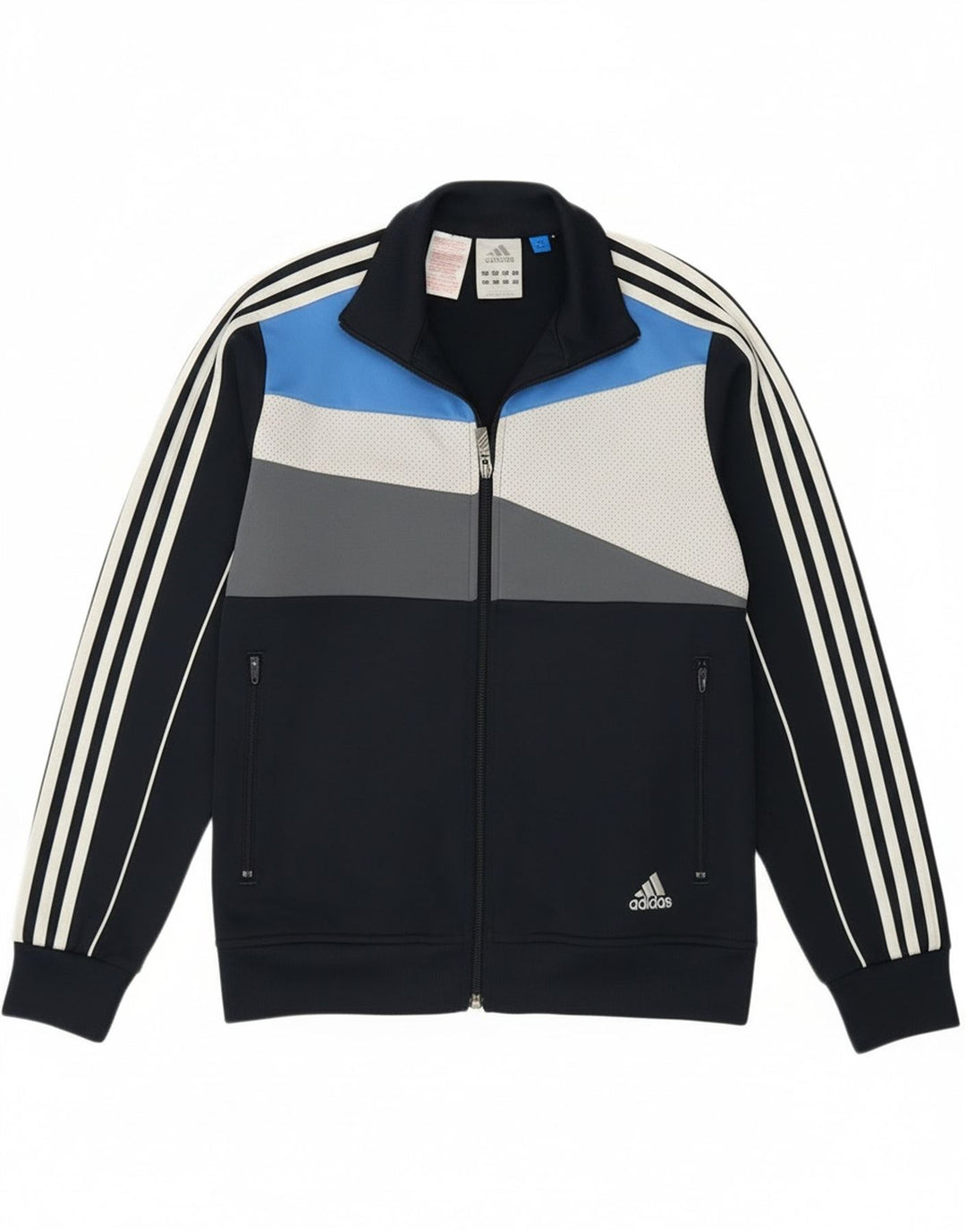 Adidas - Chaqueta de chándal para niño, 13-14 años, color azul marino
