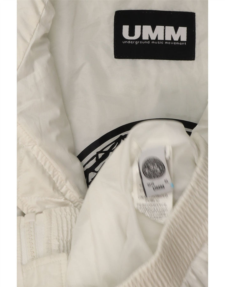 UMM Chaqueta militar acolchada para hombre UK 42 XL Poliéster blanco