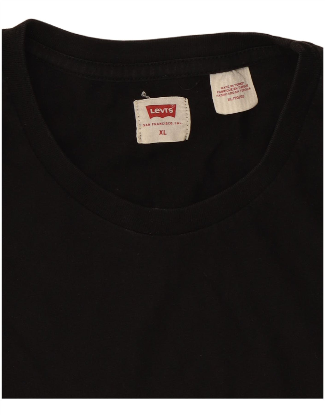 Camiseta Levi's Hombre Top XL Negro
