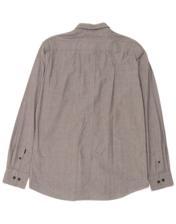 Camisa DKNY para hombre de algodón a rayas diplomáticas en gris medio