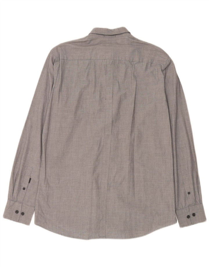 Camisa DKNY para hombre de algodón a rayas diplomáticas en gris medio