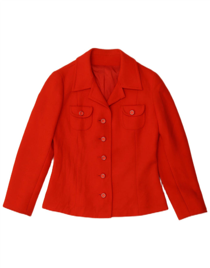 AL DUCA D'AOSTA Conjunto de falda de 2 piezas con 5 botones para mujer IT 42 Medium W26 Rojo