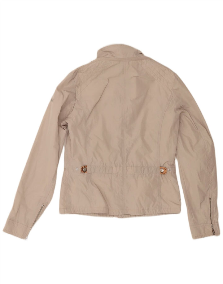 Geox Mujer Respira Utility Jacket UK 10 Small Beige Poliéster