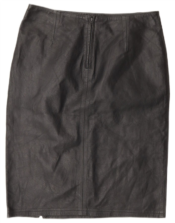CONBIPEL Falda de cuero para mujer IT 42 Medium W28 Cuero negro