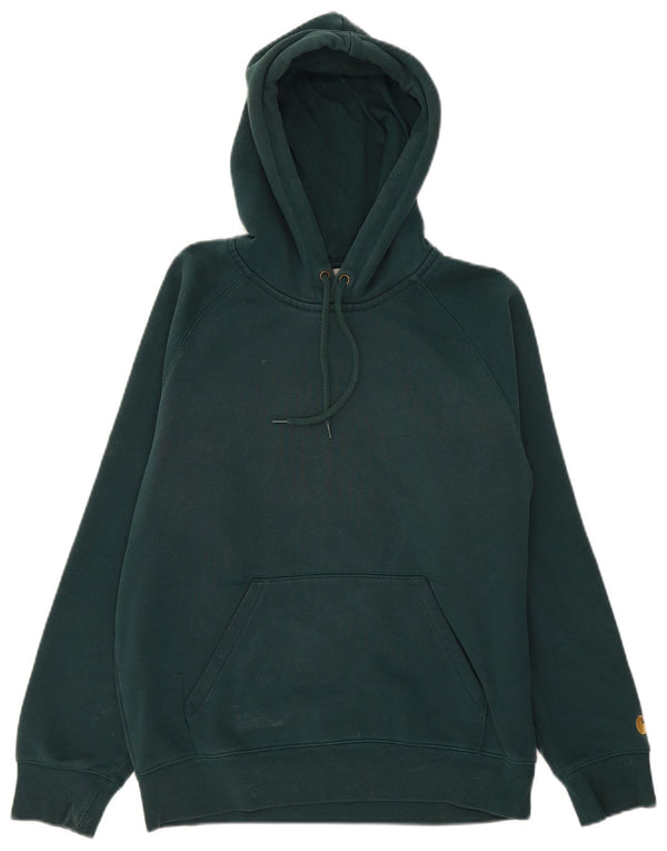 Carhartt Hombre Sudadera Con Capucha Jumper Small Verde Algodón