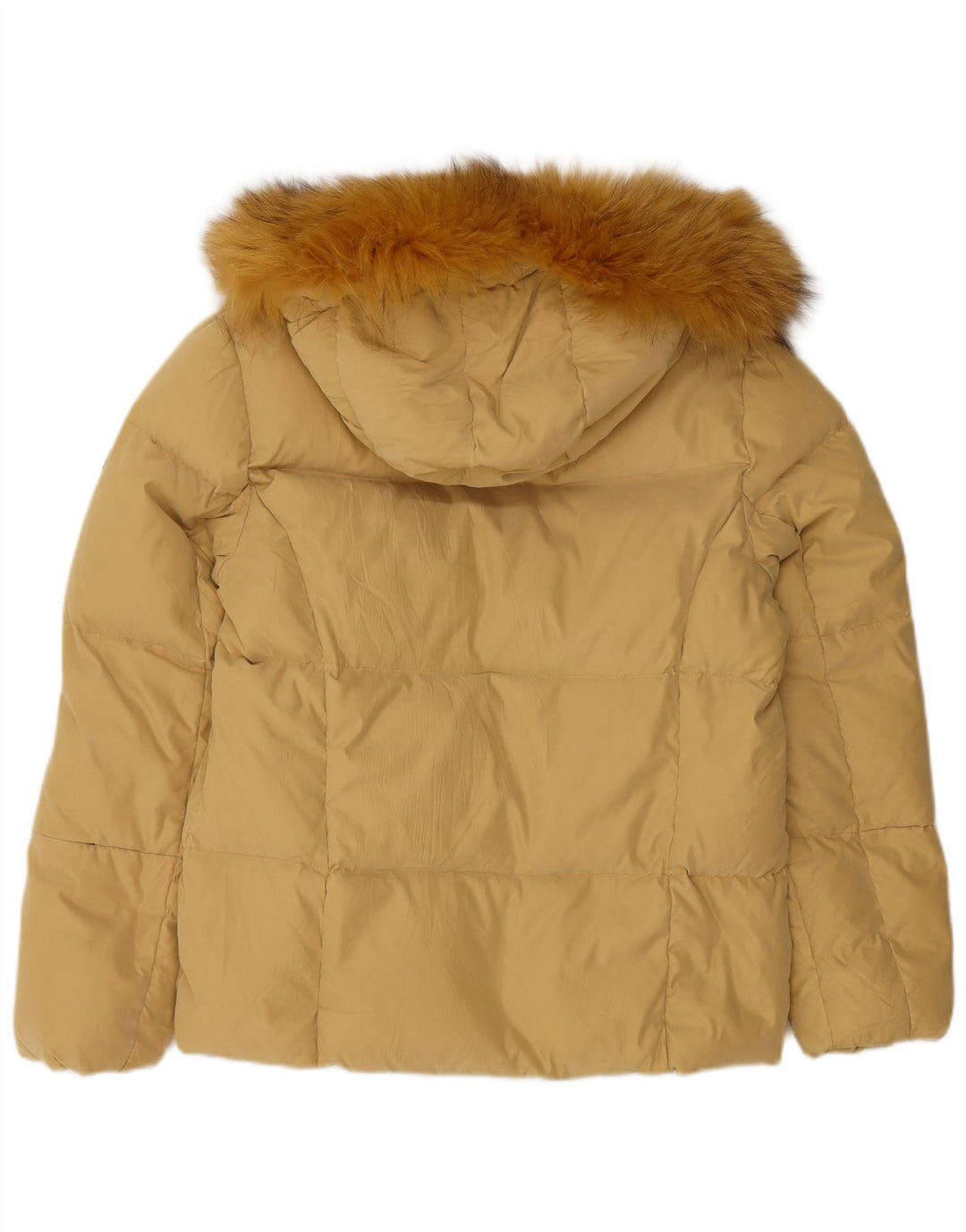 Chaqueta acolchada con capucha para mujer Chateu Beau Cadre IT 44 Poliéster amarillo medio