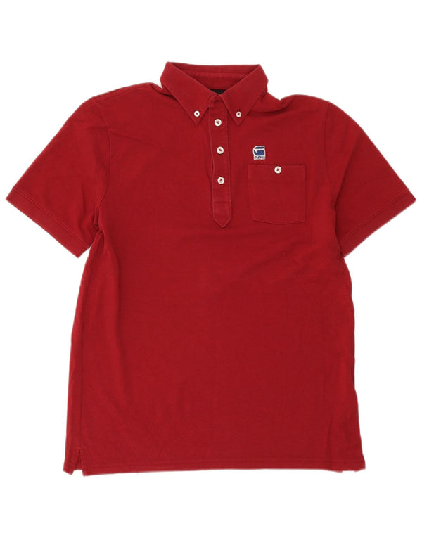 Polo G-Star Hombre De Algodón Burdeos Medio