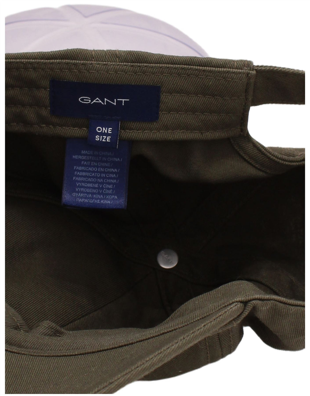 Gorra De Béisbol Gant Hombre Talla Única Algodón Caqui