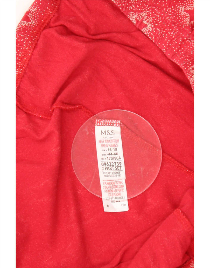 Marks & Spencer Pantalones Casuales con Estampado Abstracto para Mujer UK 40/40 Grande W36
