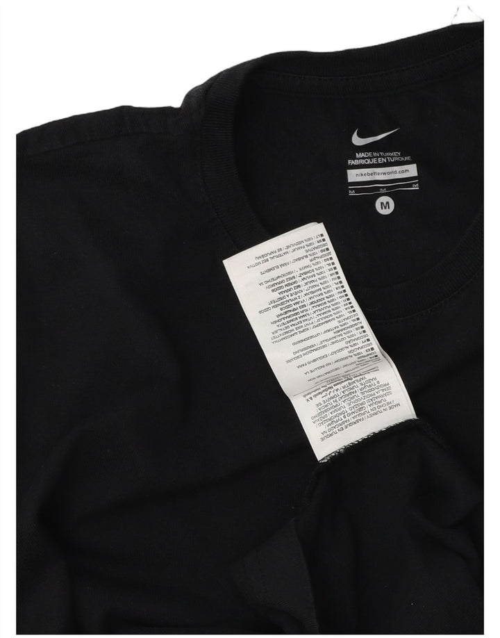 Nike Camiseta para mujer Top UK 12 Medium Negro Algodón