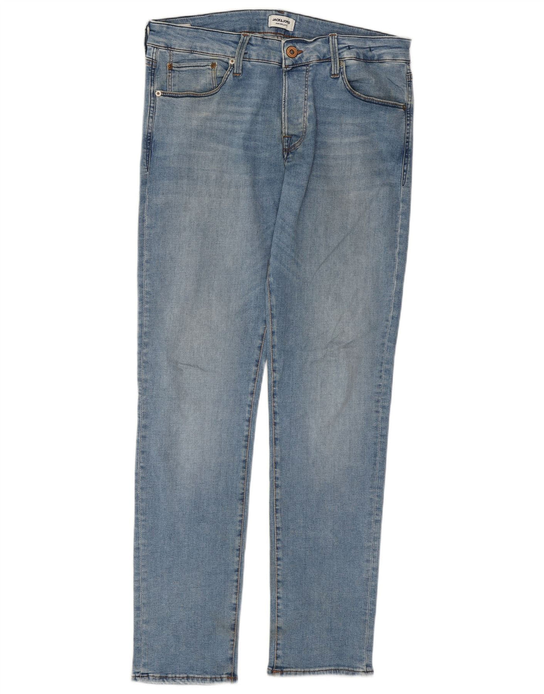 Jack & Jones Hombre GLENN Slim Jeans W34 L34 Algodón Azul