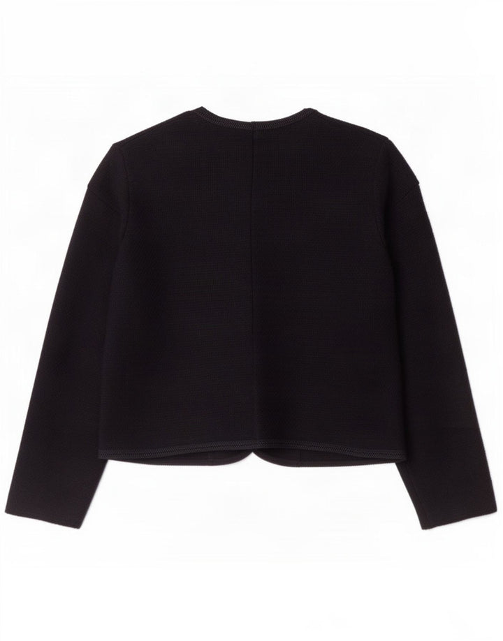 Marks & Spencer Chaqueta Bolero de Punto para Mujer UK 10 Small Poliéster Azul Marino