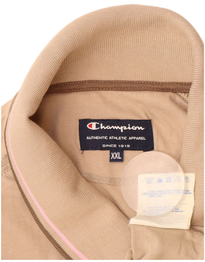 CHAMPION Polo para hombre 2XL Algodón beige