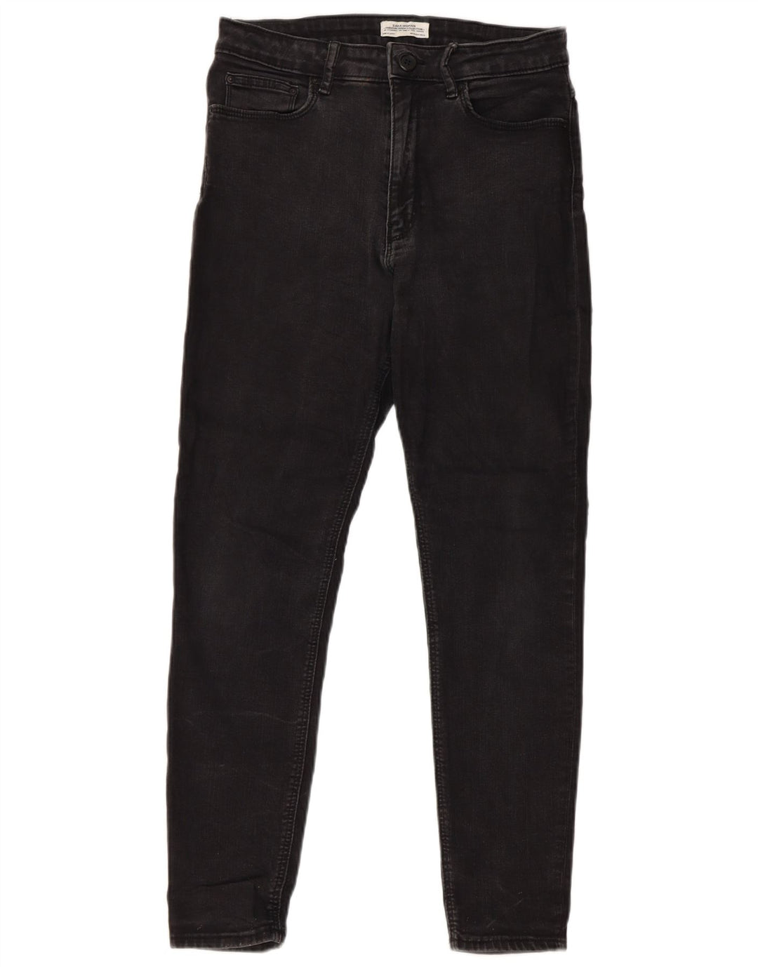 Zara Vaqueros Pitillo Mujer EU 40 Mediano W30 L27 Negro