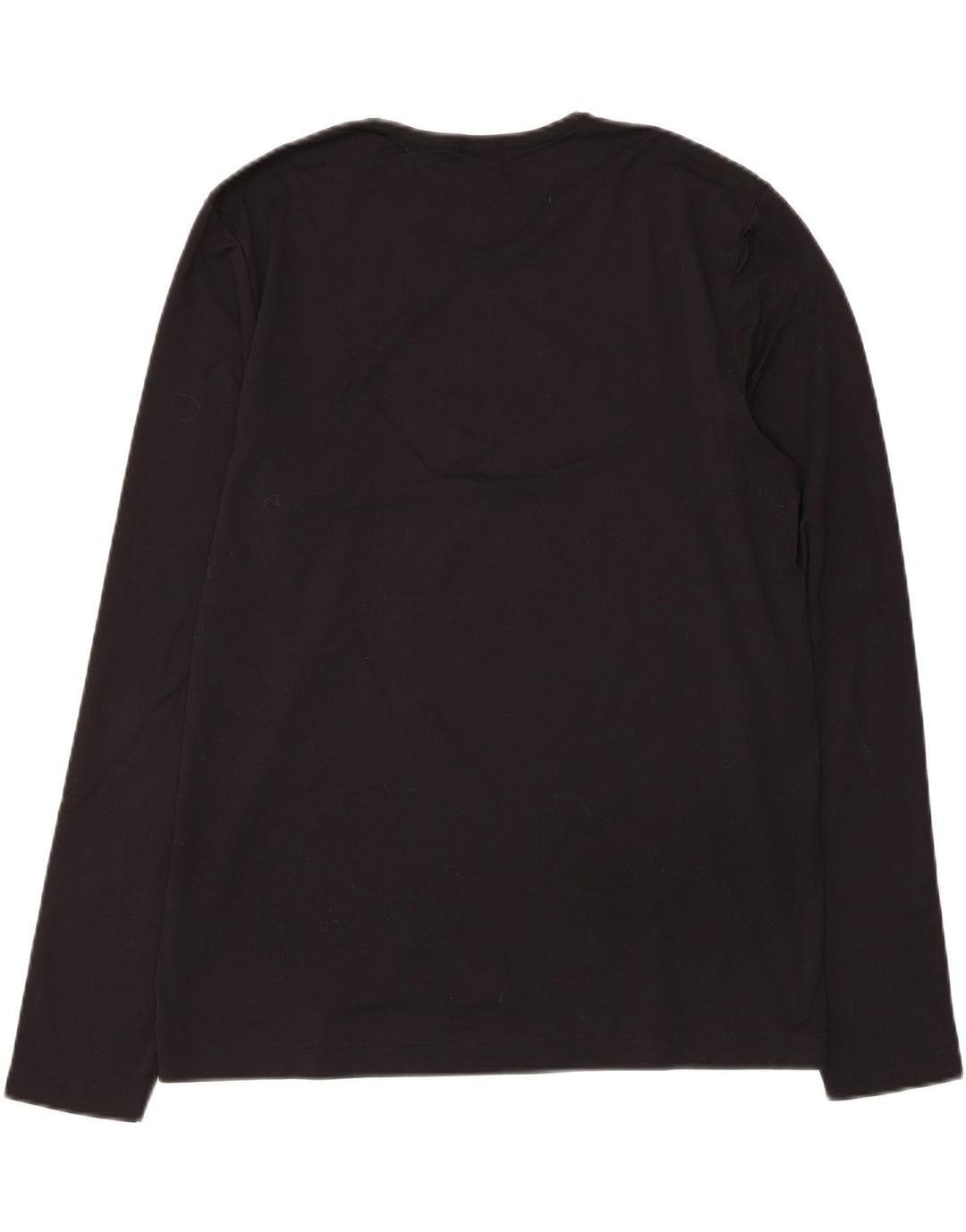 FILA Hombre Top Manga Larga Medio Negro