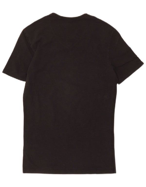 Guess Camiseta Extra Slim Graphic para Hombre Top XS Algodón Negro