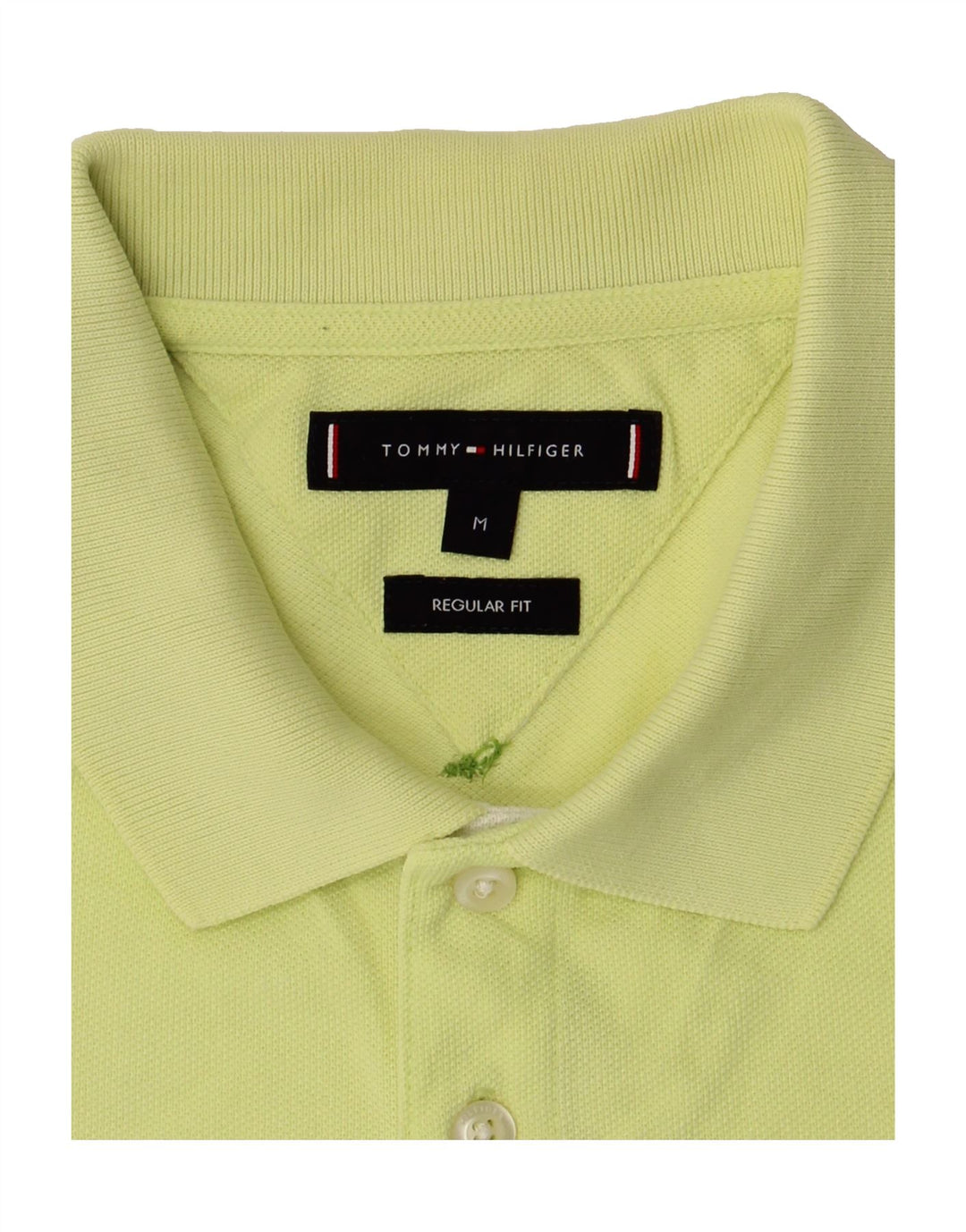 TOMMY HILFIGER Mens Regular Fit Polo Shirt Medium Green Vintage Tommy Hilfiger and Second-Hand Tommy Hilfiger from Messina Hembry 