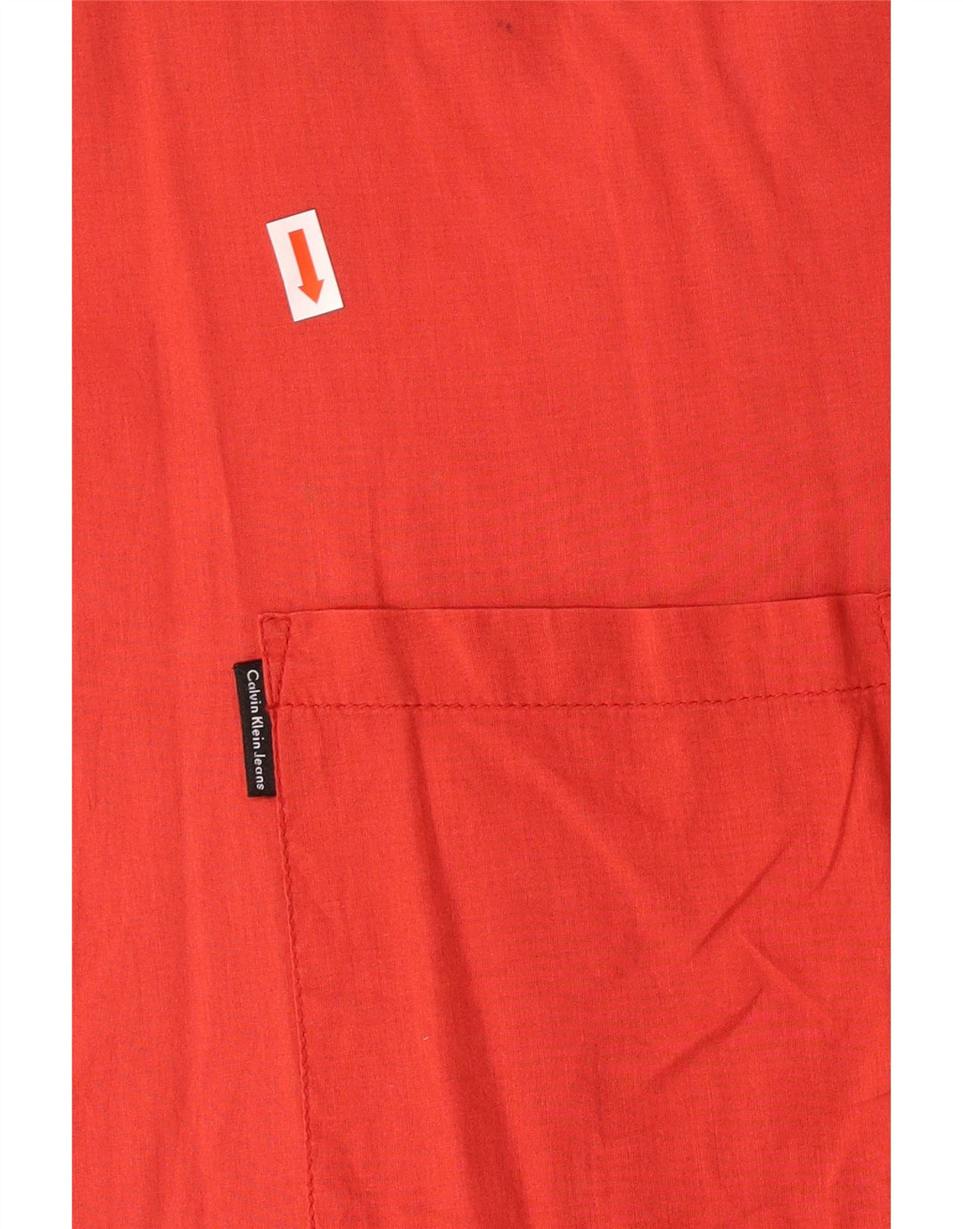 Calvin Klein Jeans Camisa para hombre 2XL Algodón rojo