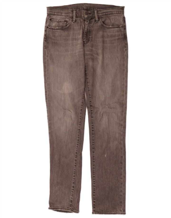 Levi's Hombre 511 Slim Jeans W31 L34 Algodón Gris