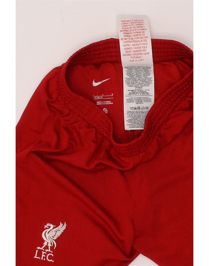 Nike Boys Liverpool Sport Shorts 6-7 años Grande Rojo Poliéster