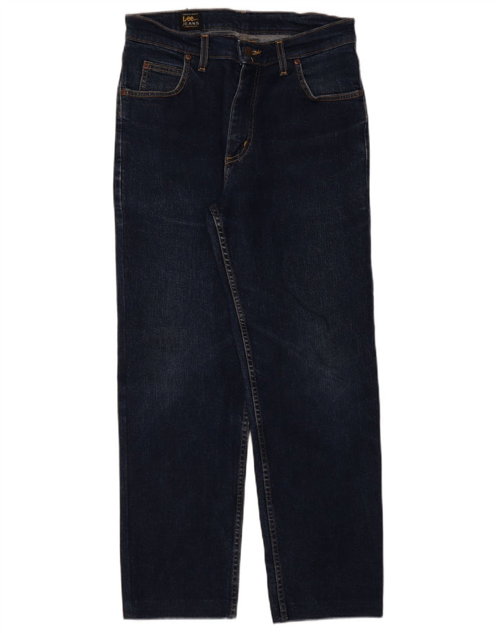 Vaqueros rectos Brooklyn para hombre Lee W32 L28 Algodón azul marino