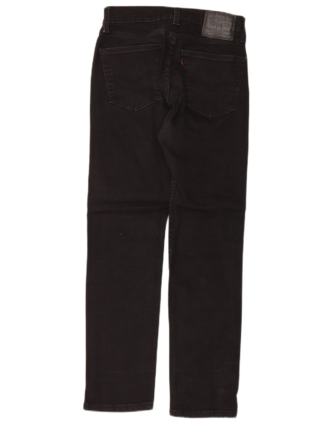 Levi's Hombre 511 Slim Jeans W30 L30 Algodón Negro