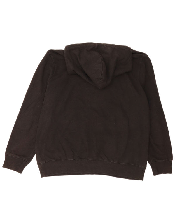 The North Face Jersey con capucha gráfica para hombre, talla grande, algodón negro