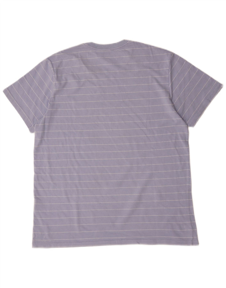 Levi's Camiseta estándar para hombre Top grande de algodón a rayas azules