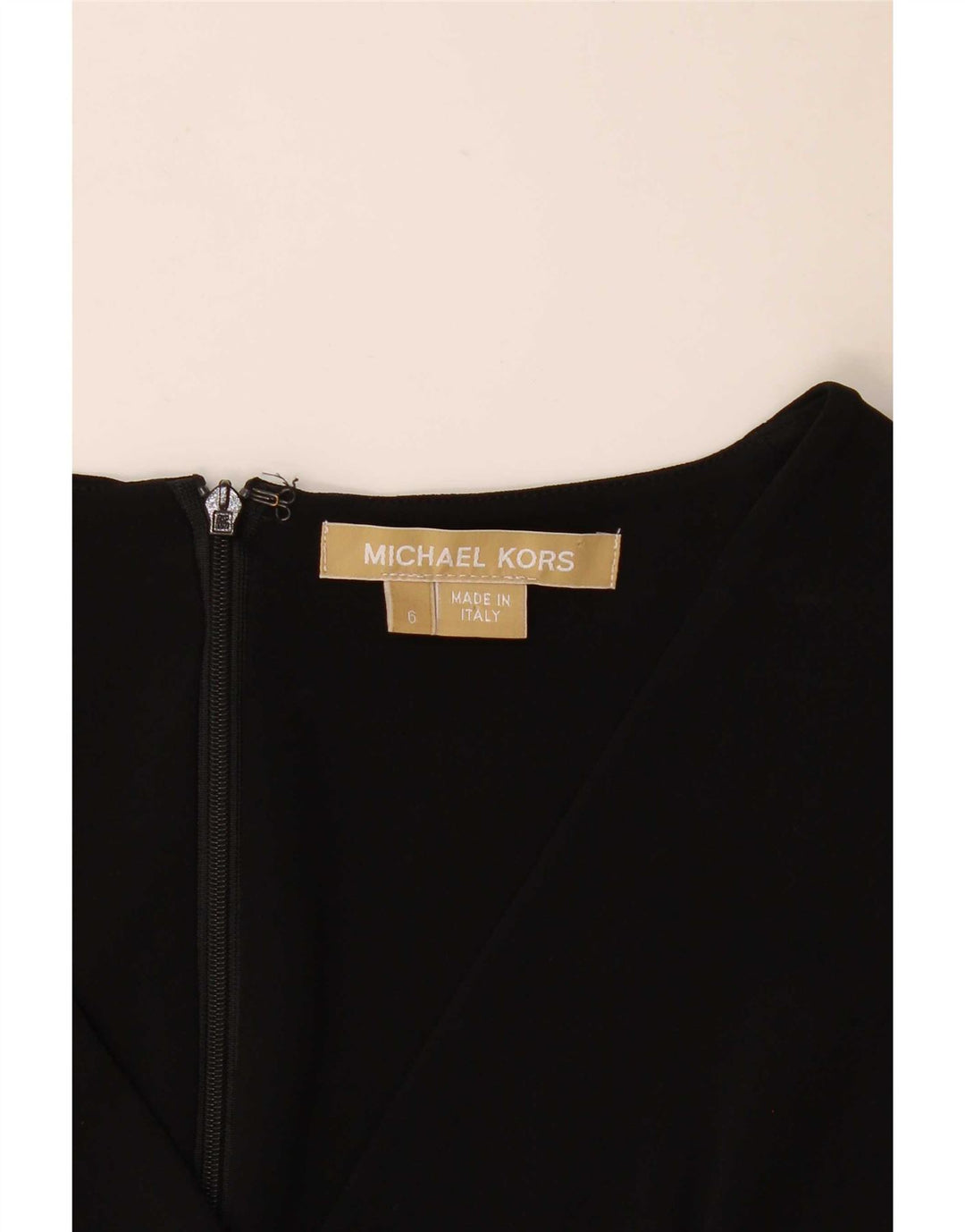 Michael Kors Vestido sin mangas para mujer US 6 Mediano Negro