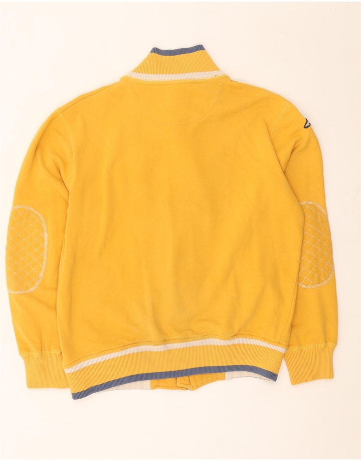 Kappa Mens Val D'isere Graphic Chándal Top Chaqueta Grande Amarillo