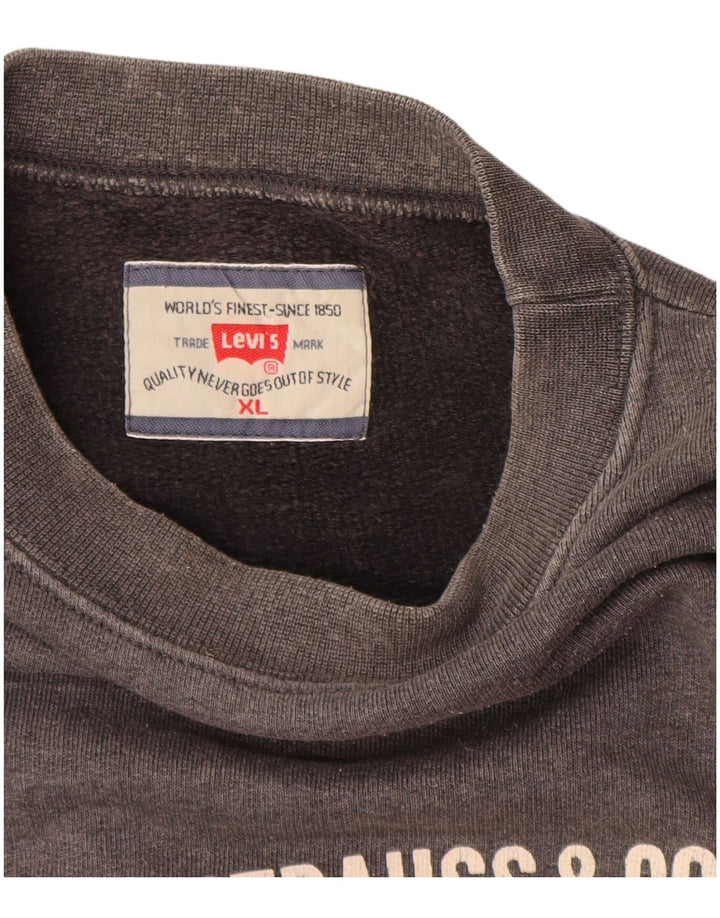 Levi's Hombre Sudadera Gráfica Jumper XL Gris