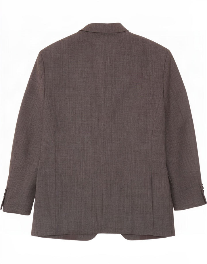 Marks & Spencer Chaqueta tipo blazer St. Michael con 2 botones para hombre, talla 36, color gris