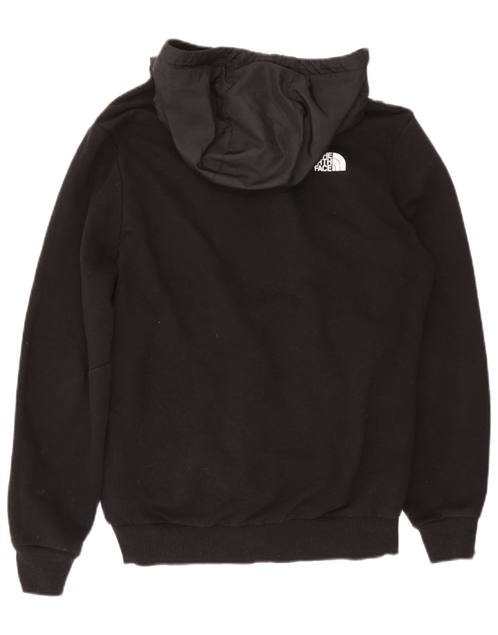 The North Face Jersey con capucha para hombre, talla mediana, algodón negro