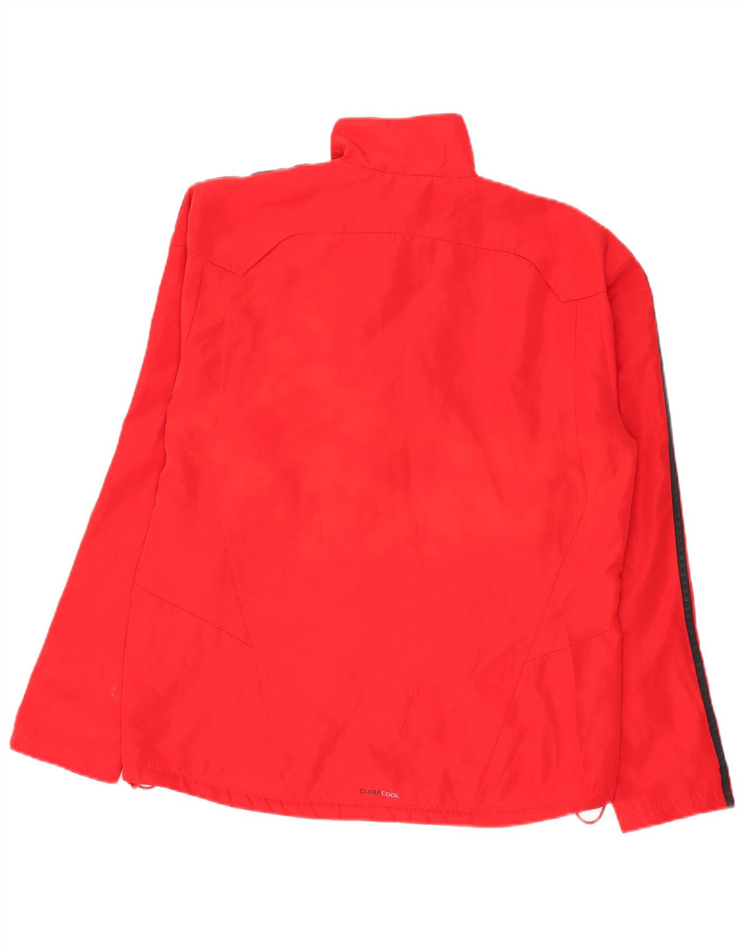 Adidas Mens Climacool Rain Jacket UK 40 Grande Rojo Colorblock Poliéster