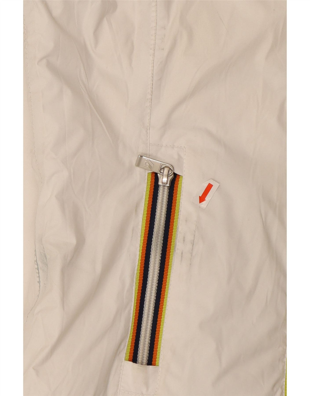 K-WAY Chaqueta acolchada reversible con capucha para niña 8-9 años Poliamida blanca