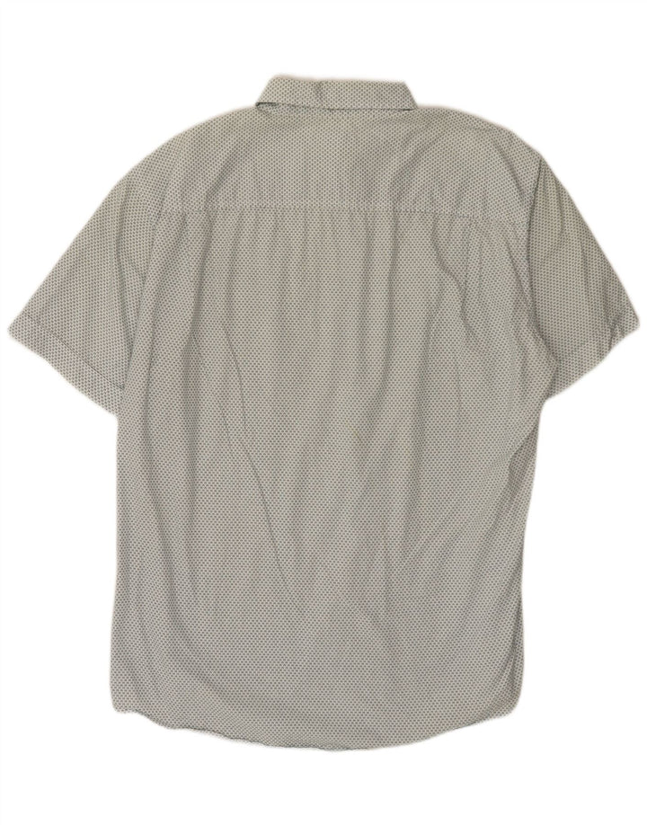 Camisa de manga corta Gap para hombre de algodón con lunares blancos grandes