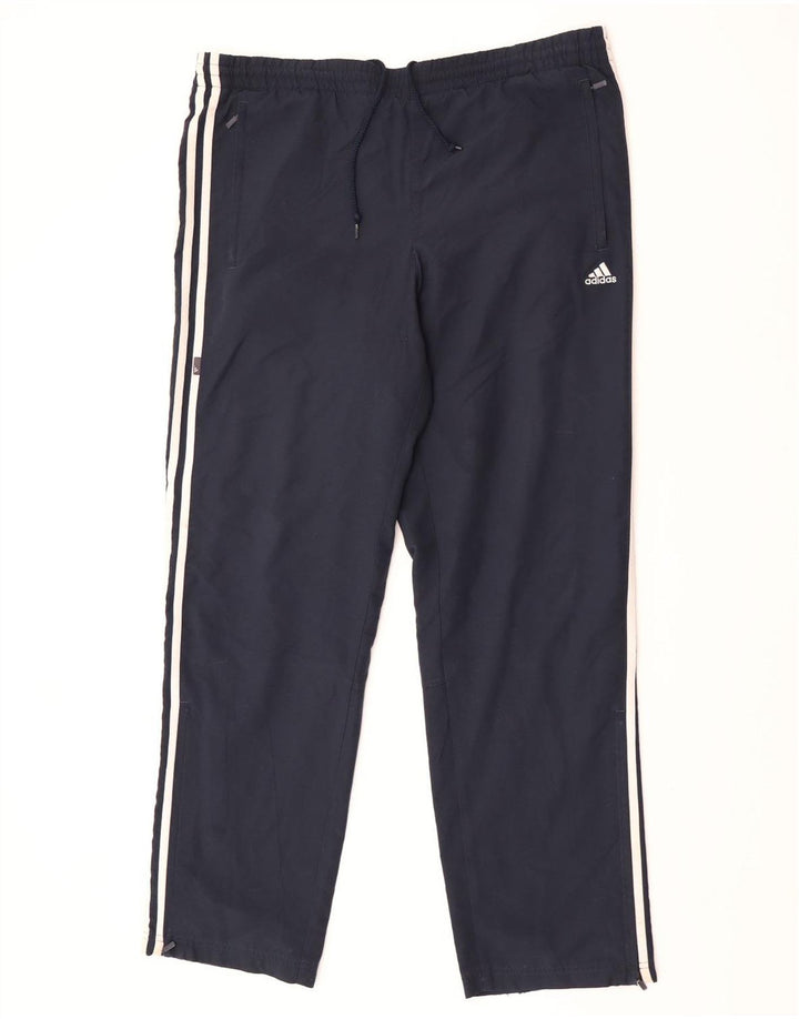 Pantalón De Chándal Adidas Hombre Medio Azul Marino Poliéster