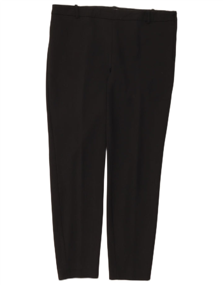 ZARA Mujer Pantalón Casual Slim Large W30 L27 Negro