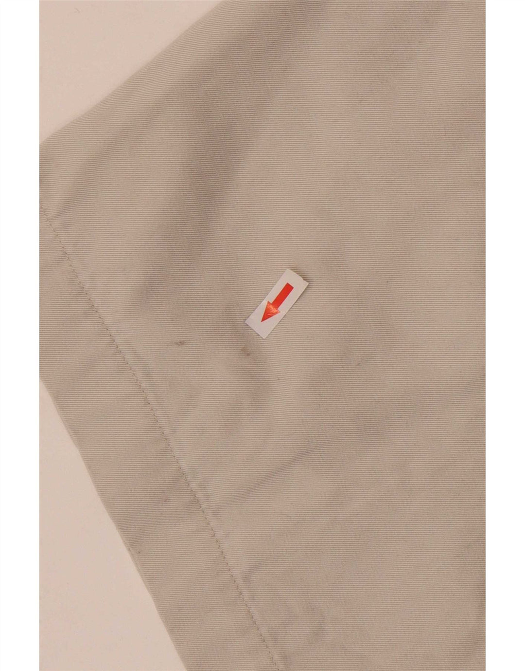 Marks & Spencer Pantalones cortos chinos pegados para hombre W36 Grande Algodón blanco roto