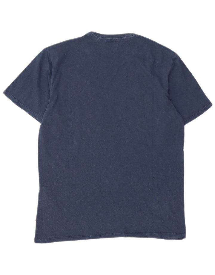 Levi's Camiseta gráfica para hombre Top pequeño de algodón azul marino