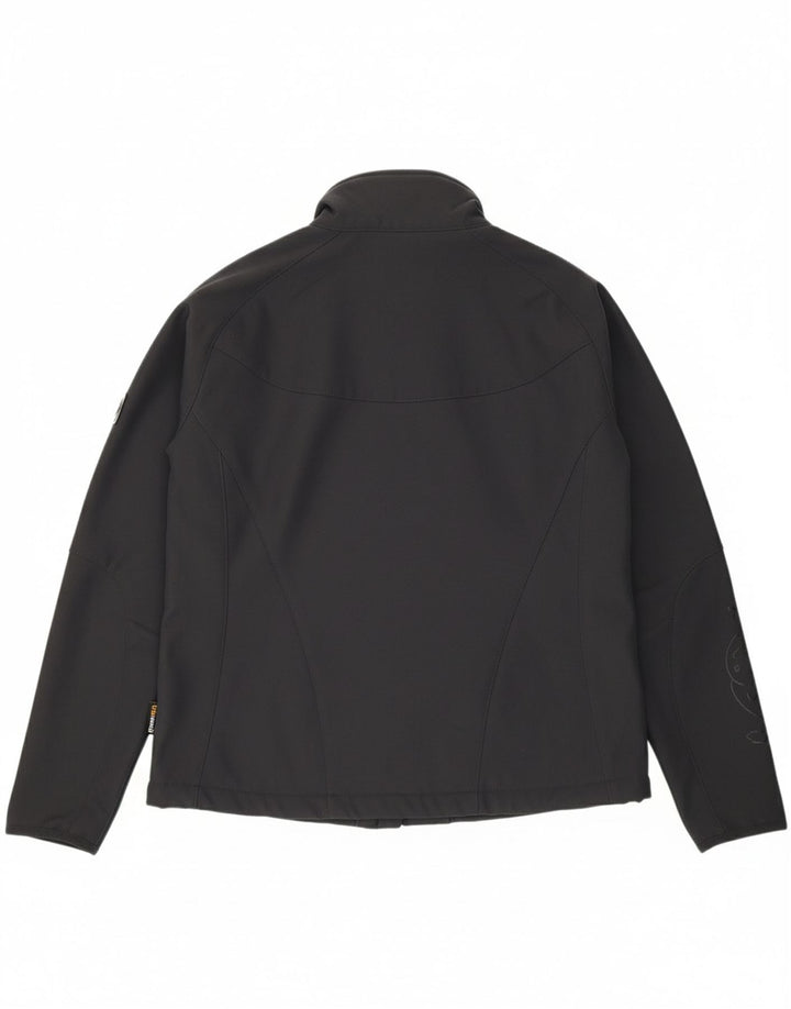 JACK WOLFSKIN Womens Windbreaker Jacket UK 16 Large Navy Blue Polyester