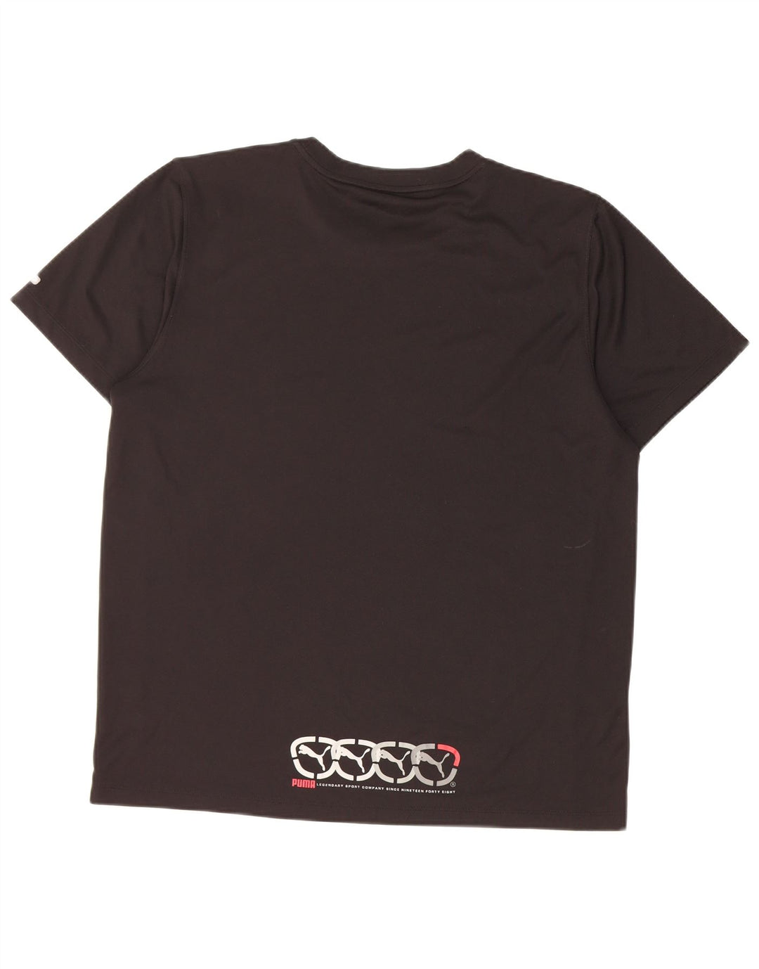 Puma Camiseta gráfica para hombre Top Medium Black